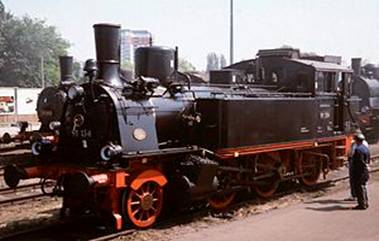 DR 91 134 in Potsdam (1993)